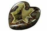 D Utah Septarian Heart - Beautiful Crystals #160184-1